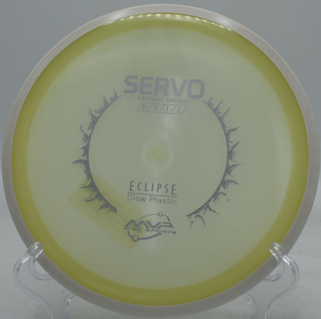 Eclipse Servo: Eclipse Servo flying smooth and straight through a low-light wooded tunnel, glowing brightly as it fades gently at Nevin Park in Charlotte, NC.