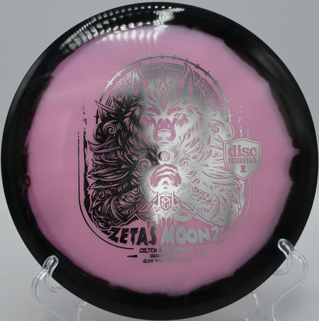 Zeta’s Moon 2 Discmania Glow Horizon C-Line CD1 Colten Montgomery distance driver carving hyzer flips at Hornets Nest Disc Golf Course in Charlotte, North Carolina.