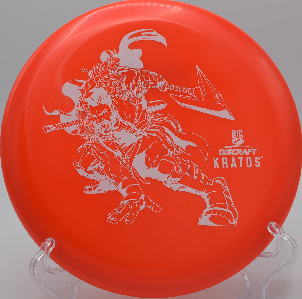 "Experience dynamic performance with BIG Z KRATOS at Eagle Creek Disc Golf in Austin, TX, featuring premium grip and power."