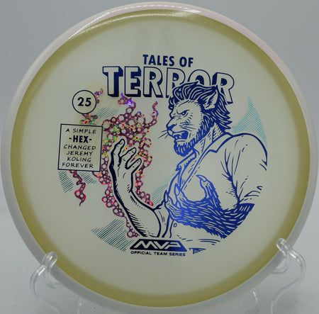 2025 Halloween Edition Axiom Particle Hex navigating tunnel shot at Milo McIver State Park Disc Golf Course, Estacada, Oregon