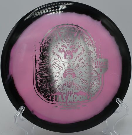 Colten Montgomery Zeta’s Moon 2 Discmania Glow Horizon C-Line CD1 ripping a forehand shot at Water Works Park Disc Golf Course in Kansas City, Missouri.