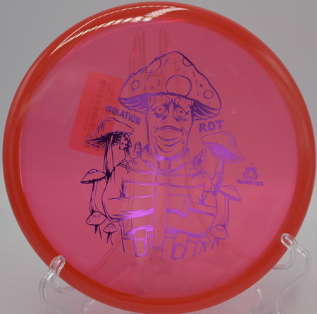 Rot Isolation Doomsday Discs reliable approach disc fighting wind and terrain at Water Works Park Disc Golf Course in Kansas City, Missouri.