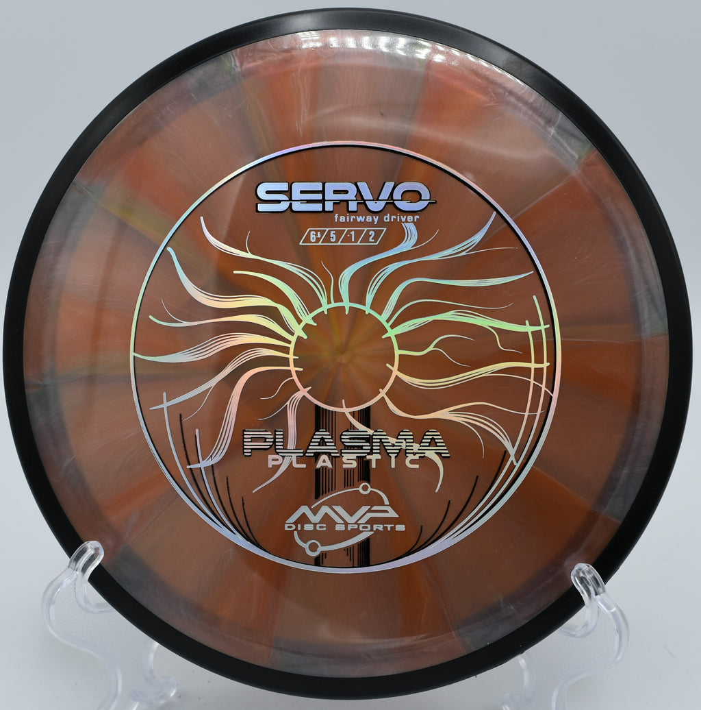 Plasma Servo flying on a low hyzer at Idlewild Disc Golf Course in Burlington, Kentucky, great for stable control and consistent finishes.