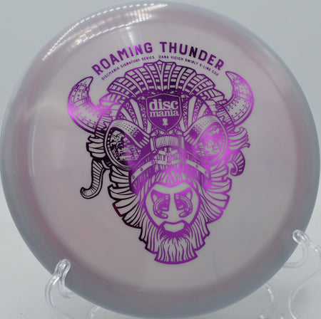 Discmania CD2 Roaming Thunder 1 shaping a slow-turning S-curve at Harmon Hills in Fall Branch, Tennessee.