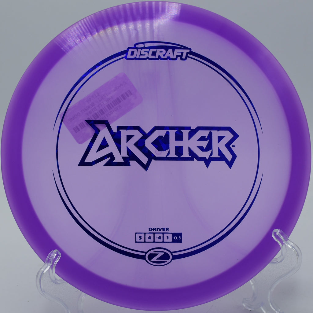Discraft Archer Z Line – Glidey, touch-sensitive midrange for tight gaps at Harmon Hills in Tennessee.
