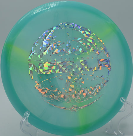 "Z Swirl Nebula – Precision overstable midrange trusted for pinpoint fades at Blue Ribbon Pines in Minnesota."