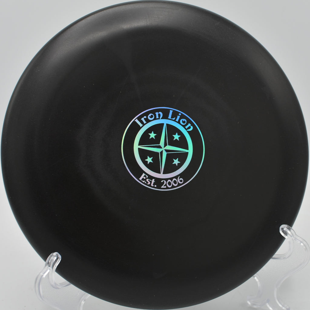 Premium plastic Aviar Driver released clean on a backhand drive at Sunset Park DGC in Las Vegas, Nevada.