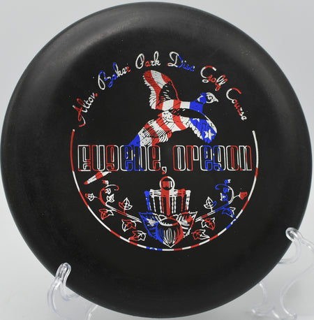 The Aviar approaching the pin at Idlewild Disc Golf Course in Burlington, Kentucky.