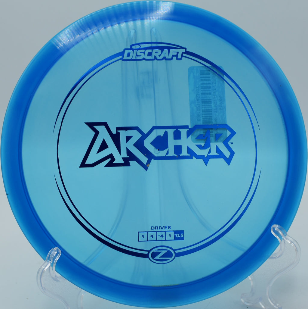 Discraft Z Archer – Beginner-friendly flight with clean release at Sabattus Disc Golf Complex in Maine.