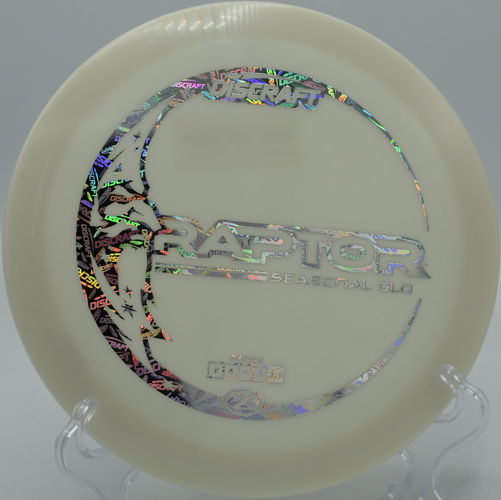 "At Blue Ribbon Pines in Salt Lake City, UT, Glo-Z Raptor launches aggressive drives with a vibrant, overstable glow."