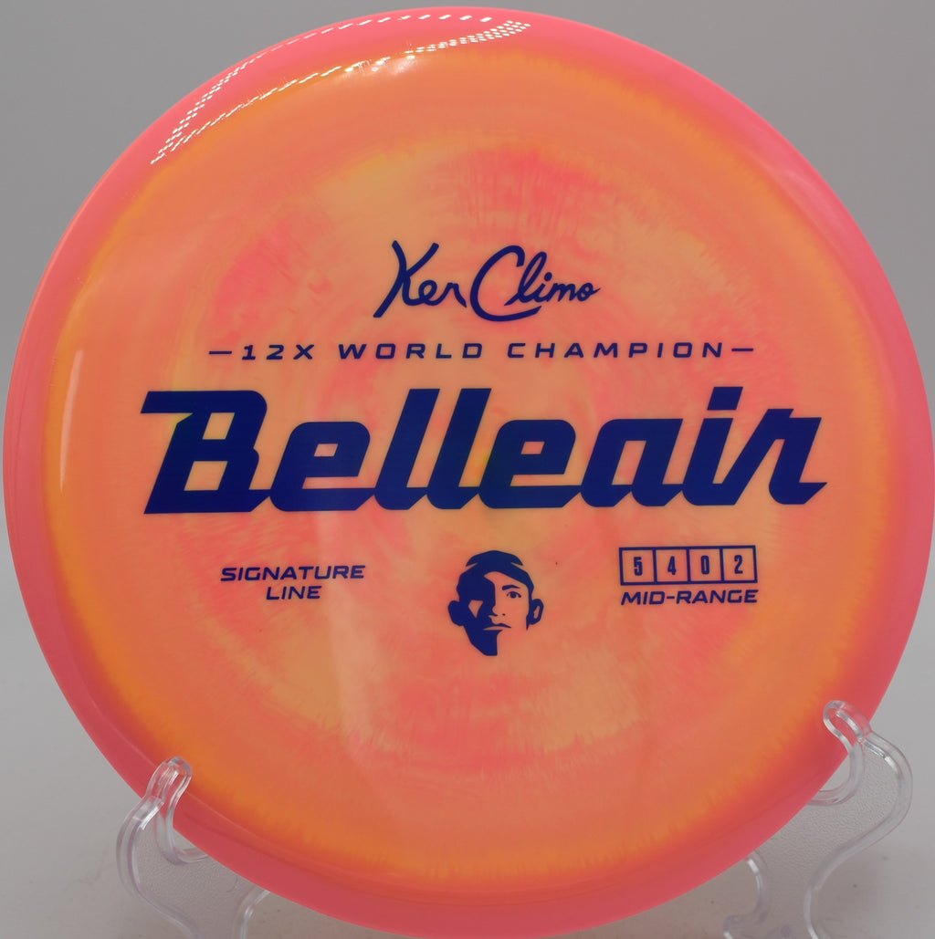 Swirly Signature Line Belleair in full flight at Water Works Park Disc Golf Course in Kansas City, Missouri