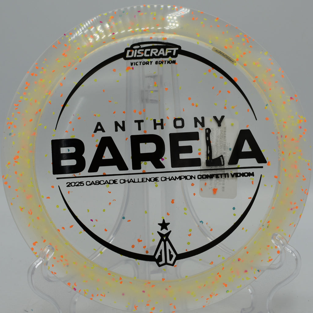 AB Victory Venom Z Confetti plastic slicing through the wind at Morley Field in San Diego, California