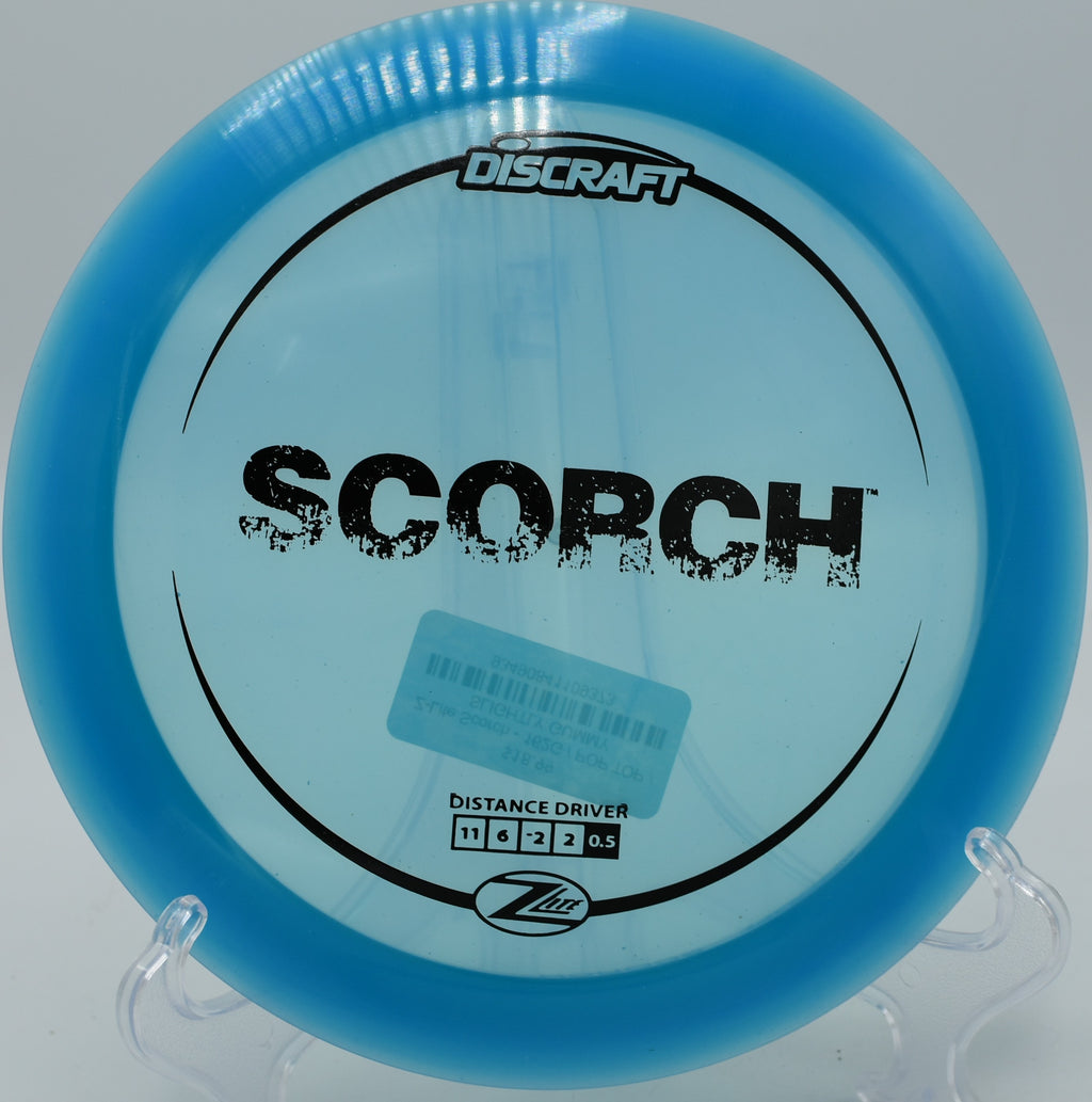 Z Lite Scorch – Glidey distance driver for effortless flex shots at River’s Edge Disc Golf Course in Michigan.