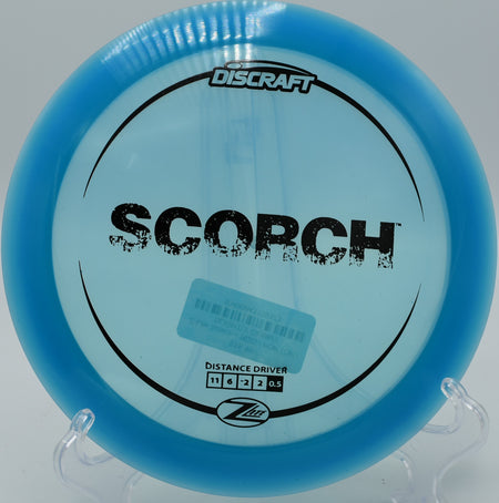 Z Lite Scorch – Glidey distance driver for effortless flex shots at River’s Edge Disc Golf Course in Michigan.