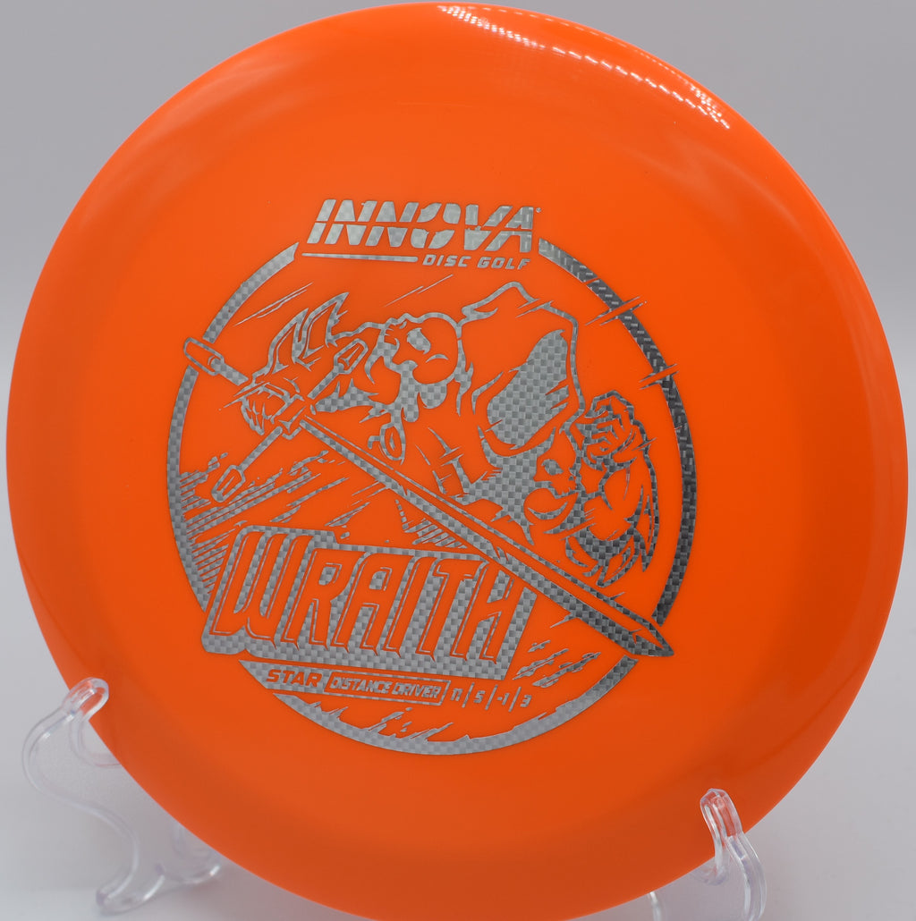 Innova Star Wraith ripping through a headwind on Hole 5 at Harmon Hills Disc Golf Course, Fall Branch, Tennessee.
