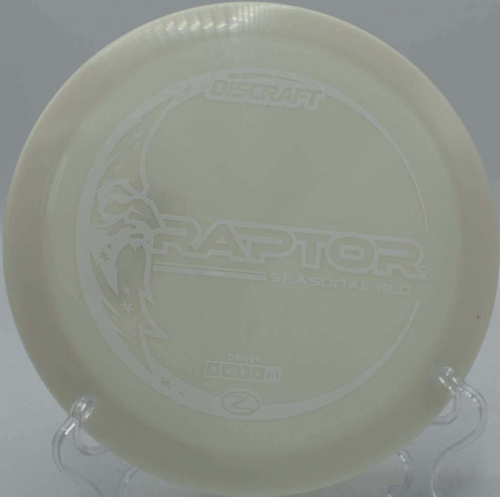 "At Summit Ridge Disc Golf in Denver, CO, Glo-Z Raptor dazzles with aggressive speed and a striking glow for powerful, controlled drives."