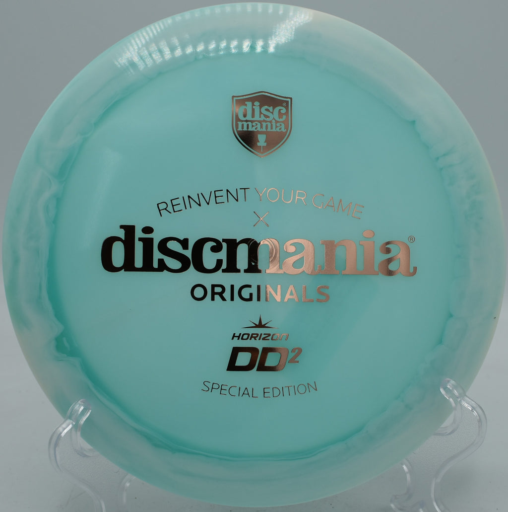 Horizon Glow DD2 used for max-distance flex shot at Flyboy Aviation Disc Golf Course in Whitesburg, Georgia