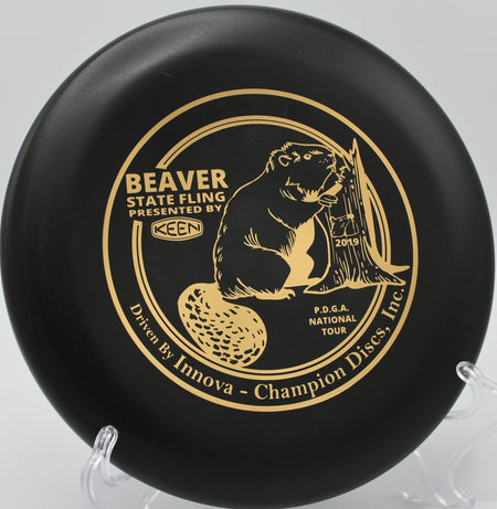 KC Pro Aviar parked under the basket at Blue Ribbon Pines in East Bethel, Minnesota.