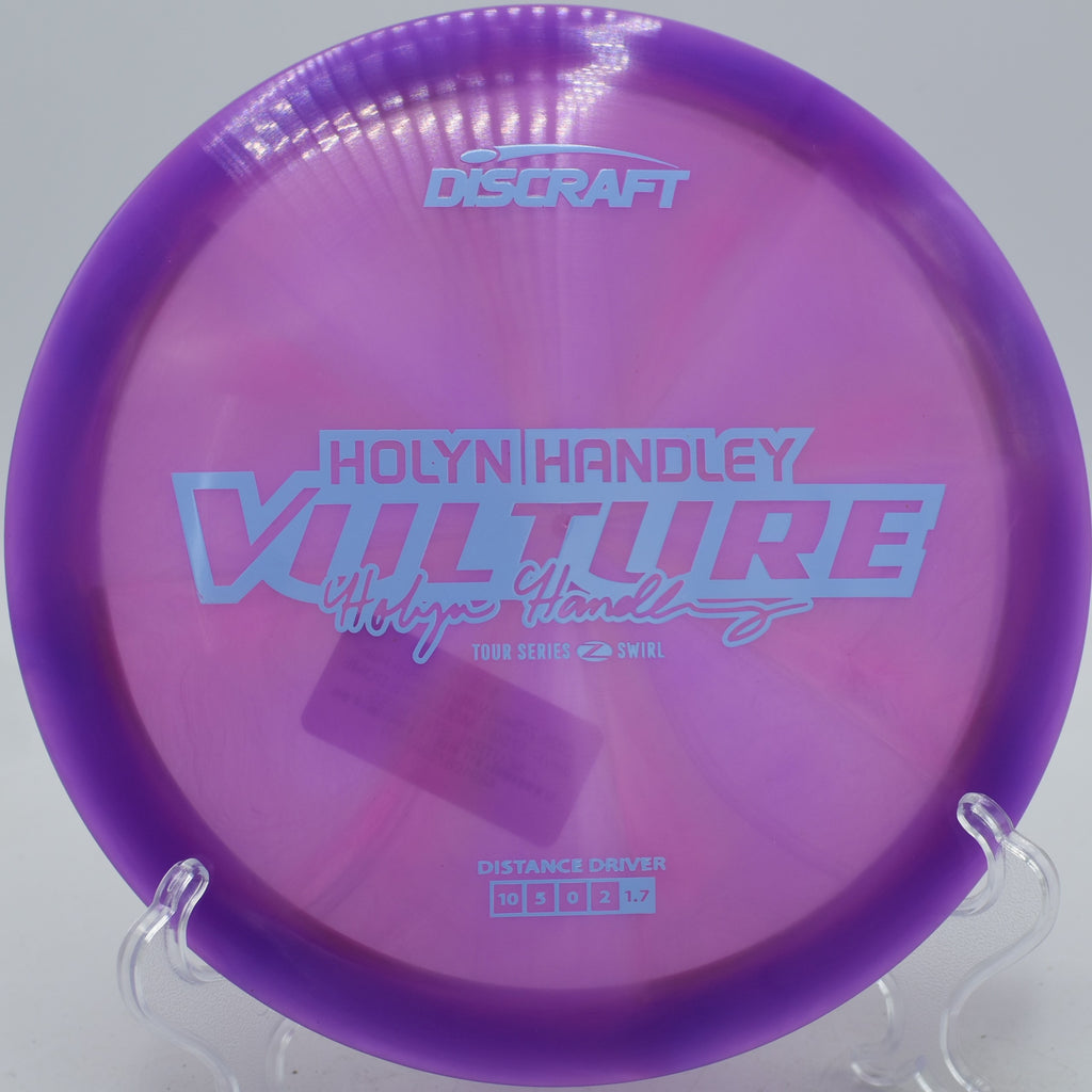 2025 Z-Swirl Vulture Holyn Handley signature edition flying smooth and overstable at Northwood Black Disc Golf Course in Morton, Illinois.