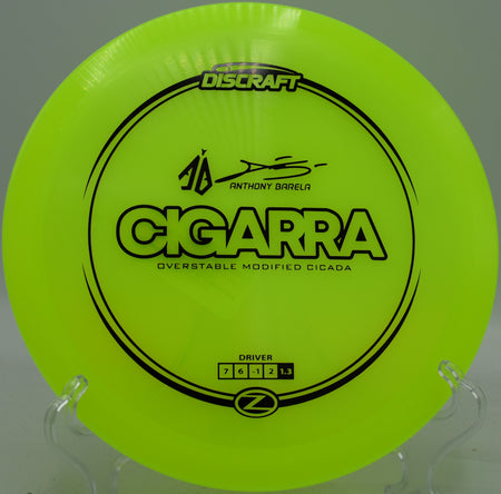 Cigarra in ESP plastic finishing gently near circle one at Sunset Park DGC in Las Vegas, Nevada