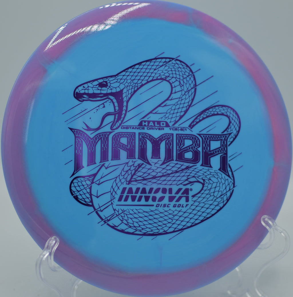 Halo Star Mamba floating long and understable at Moraine State Park Disc Golf Course in Portersville, Pennsylvania.
