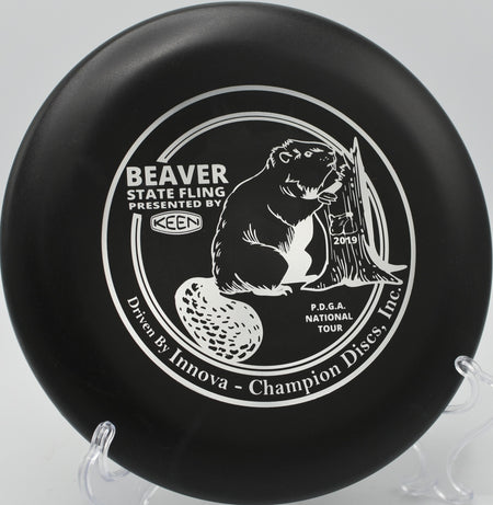 KC Pro Aviar landing softly near the circle at Fountain Hills Disc Golf Course in Arizona.