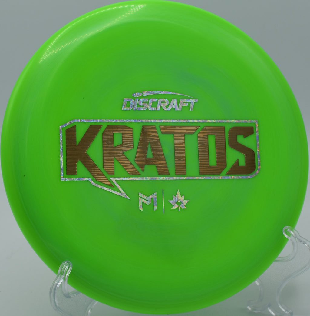 "Discraft ESP Swirl Kratos – Signature 2024 Worlds stamp for pro-caliber control at Smugglers' Notch in Vermont."