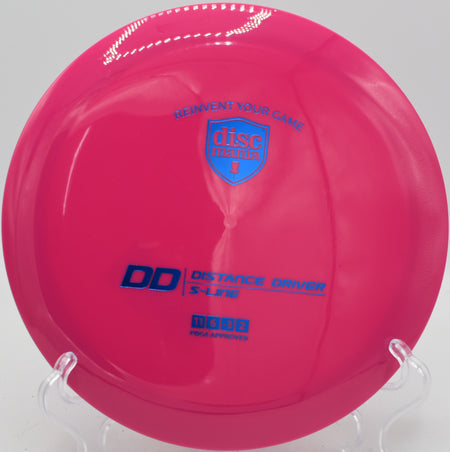 Discmania S-Line DD stable driver pushing long turnovers at Water Works Park Disc Golf Course in Kansas City, Missouri.