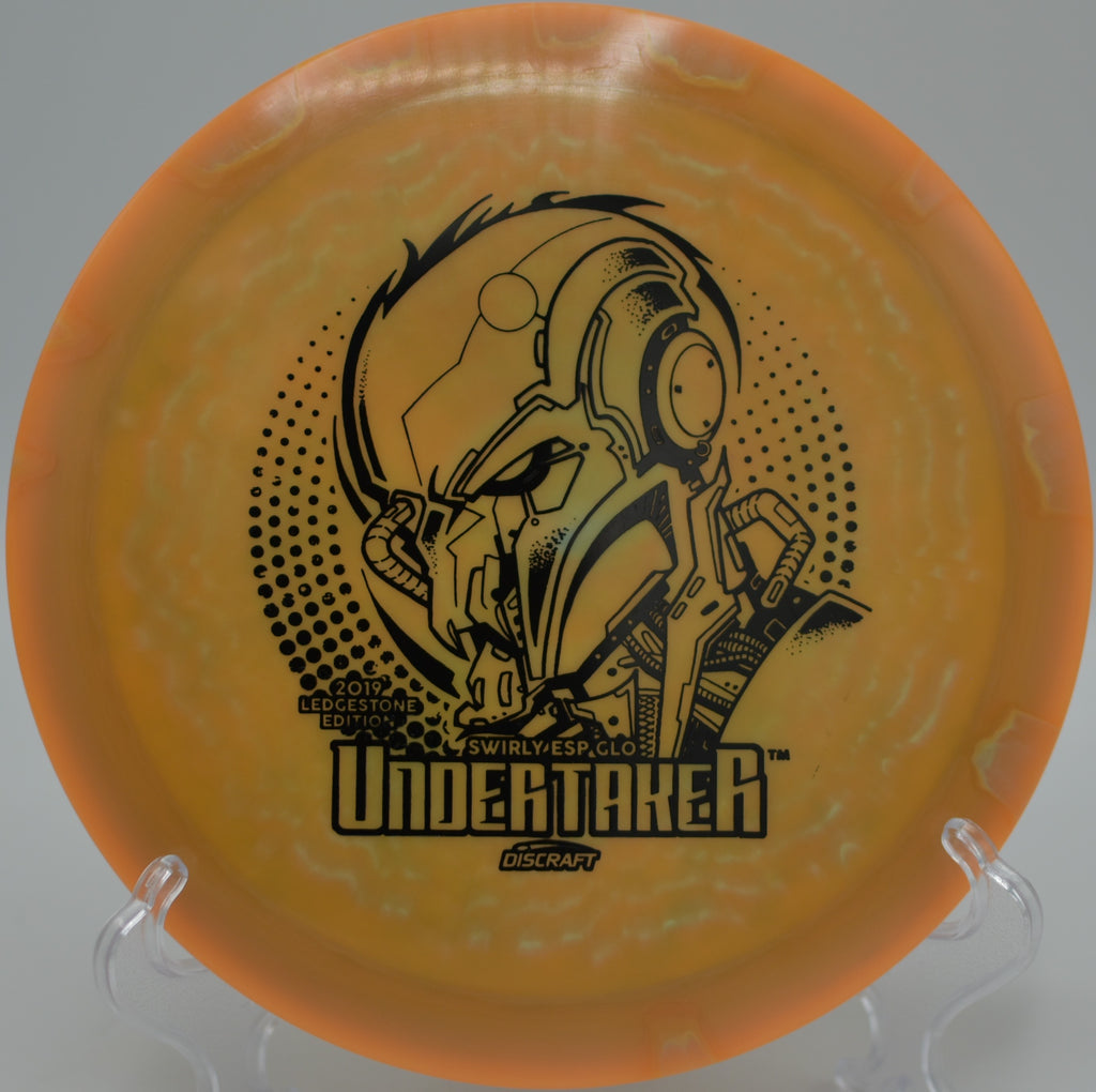 2019 Les White Swirly ESP Glo Undertaker (Ledgestone Edition)