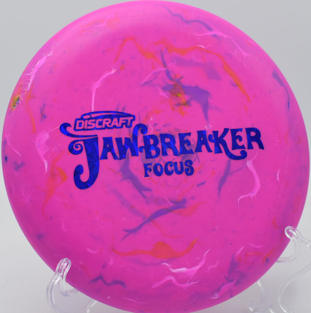 Jawbreaker Focus dropping into the basket during sunset at Fountain Hills in Arizona.