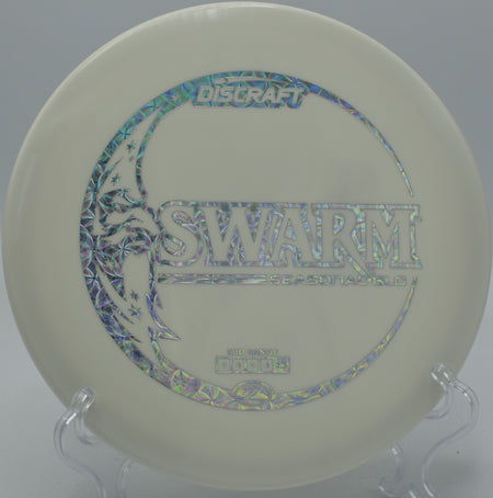 "Command your shots at Lunar Grove Disc Golf in Houston, TX, where GLO-Z Swarm lights up the course with intense glow and robust control."