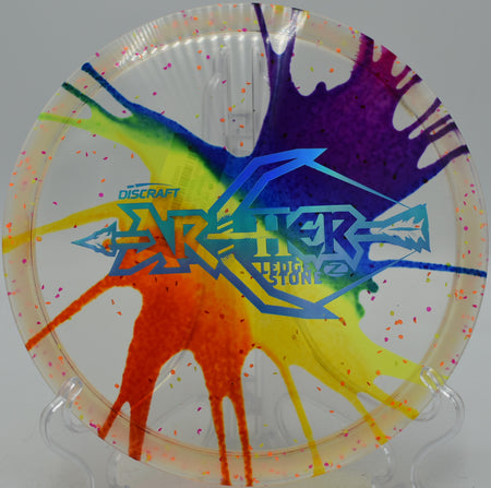 Discraft Archer shaping a turnover shot at Maple Hill Gold in Leicester, Massachusetts