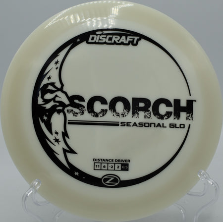 "Experience heated precision at Solar Field Disc Golf in Las Vegas, NV, as GLO-Z Scorch delivers dynamic turnover with an intense neon burn."