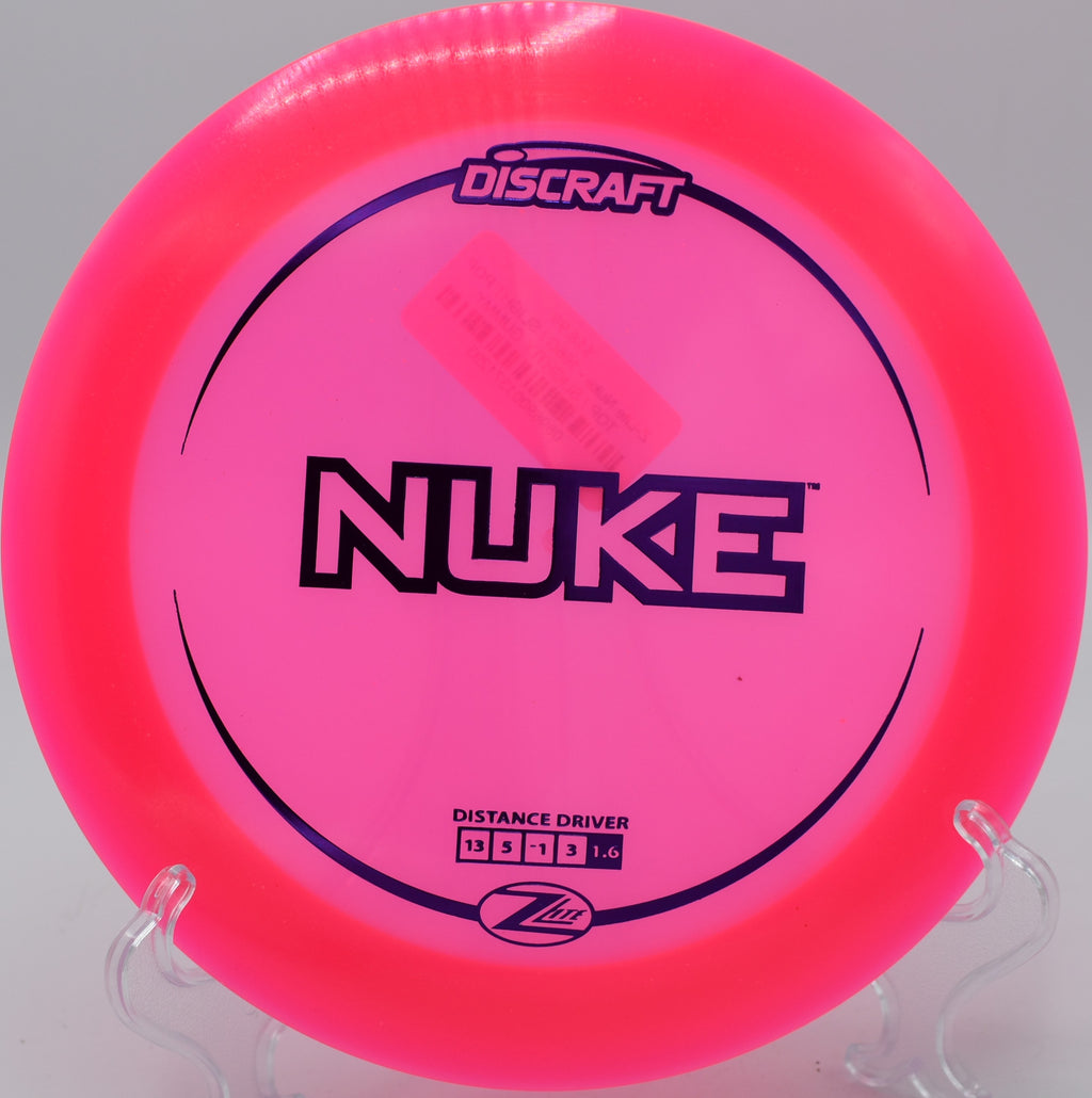 Z Lite Nuke – Lightweight feel and full-flex flights at Indian Creek Disc Golf Course in Alabama.