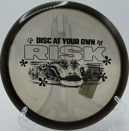 "Discraft CryZtal FLX Buzzz – Flexible premium midrange for laser-straight shots at The Fort in Utah."