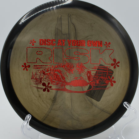 "Discraft FLX Buzzz – CryZtal blend midrange with controlled glide at Hornets Nest Disc Golf Course in North Carolina."