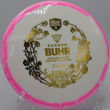 Discmania Triumph Series MD1 flying point-and-shoot from the tee at DeLaveaga DGC in Santa Cruz, California.