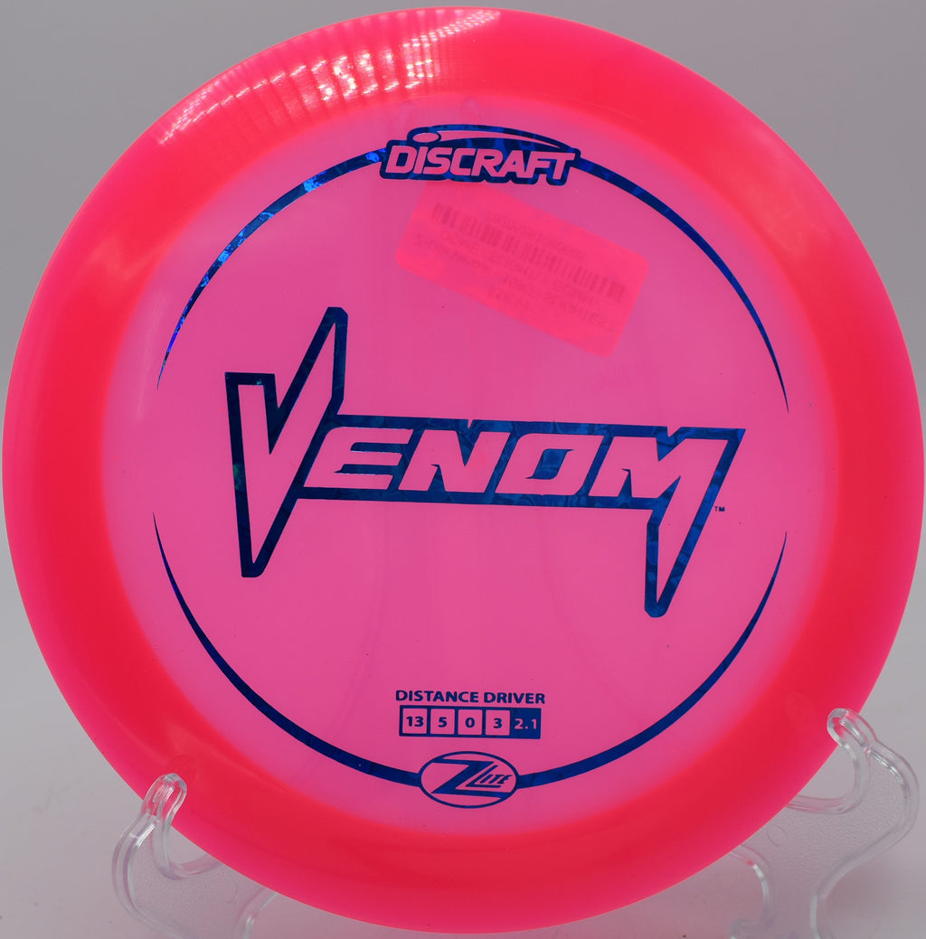 Discraft Z Lite Venom – Lightweight overstable driver for power throws at Maple Hill Disc Golf Course in Massachusetts.