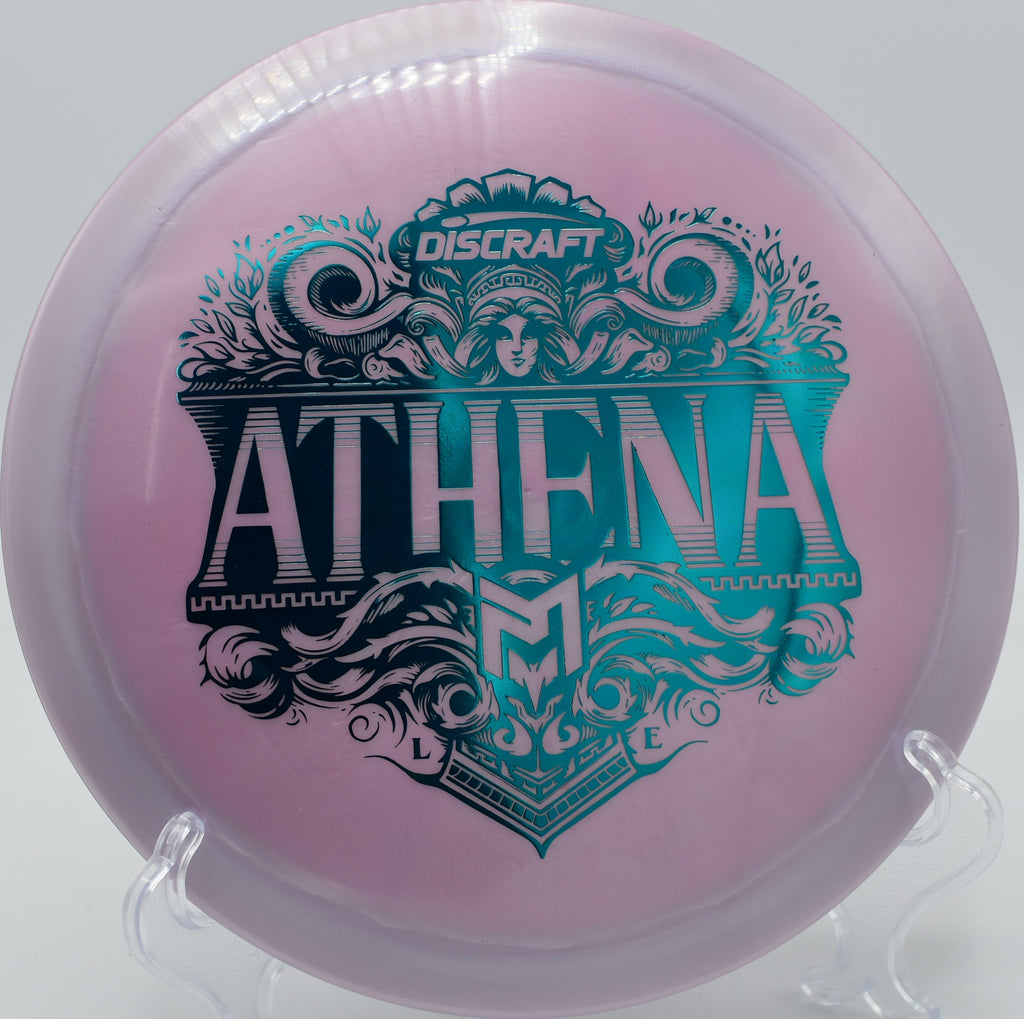 "Discraft Athena Ti FLX – Durable fairway control disc perfect for tight gaps at Kensington Toboggan in Michigan."