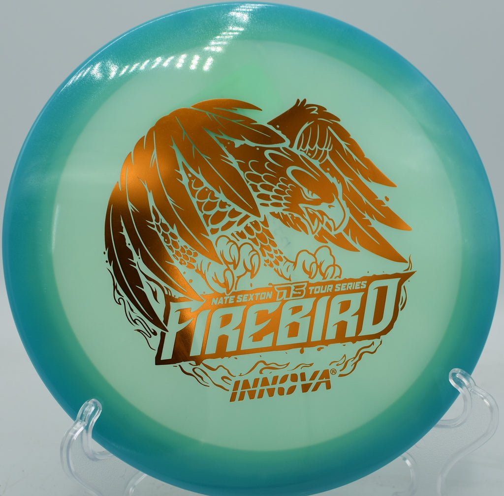 Wind-slicing forehand line at East Roswell Park, with the Firebird staying stable under pressure.