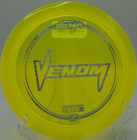 Discraft Venom Z Line – Great for forehands and overhand bombs at Harmon Hills in Tennessee.