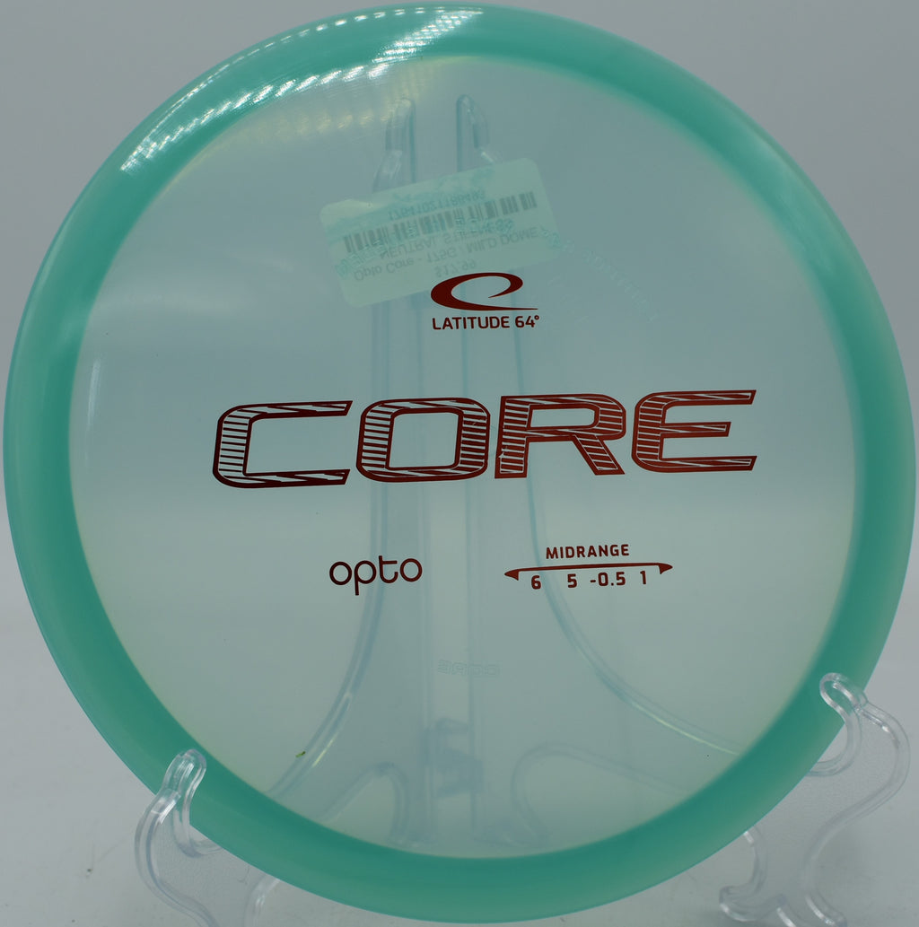 Core midrange holding a smooth hyzer angle at The Fort in Ogden, Utah.