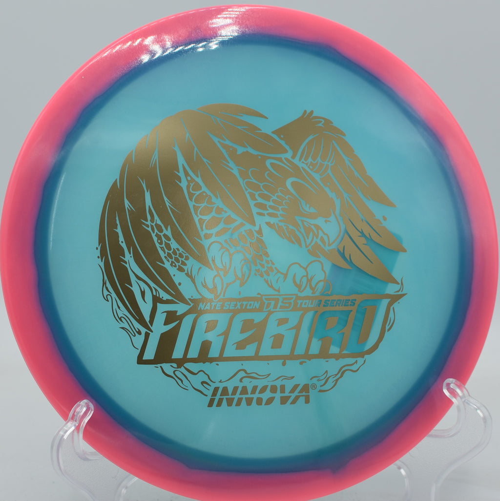 Controlled approach forehand flick into a strong crosswind at Harmon Hills with a stable finish.