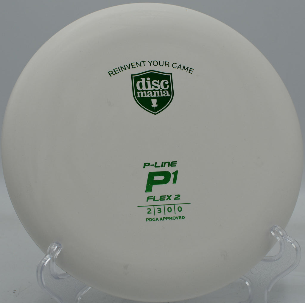 P-Line P1 spinning clean on a 25-foot jump putt through the woods at Flip City in Michigan.