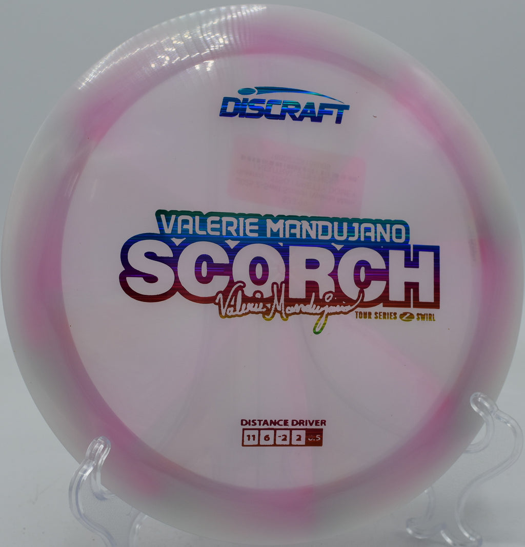 Turnover drive from the Scorch breaking late at Sabattus DGC in Sabattus, Maine.