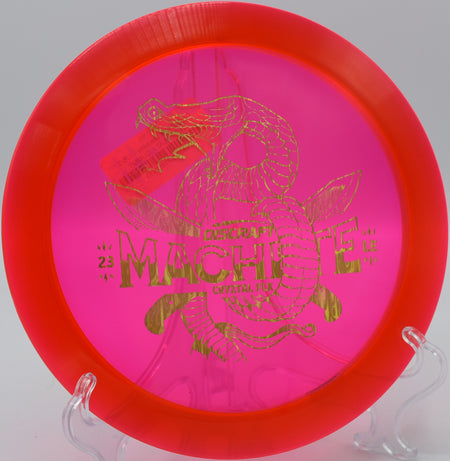 "Discraft CryZtal Machete – Power thrower’s go-to for skip shots and forehands at Flyboy Disc Golf in Georgia."