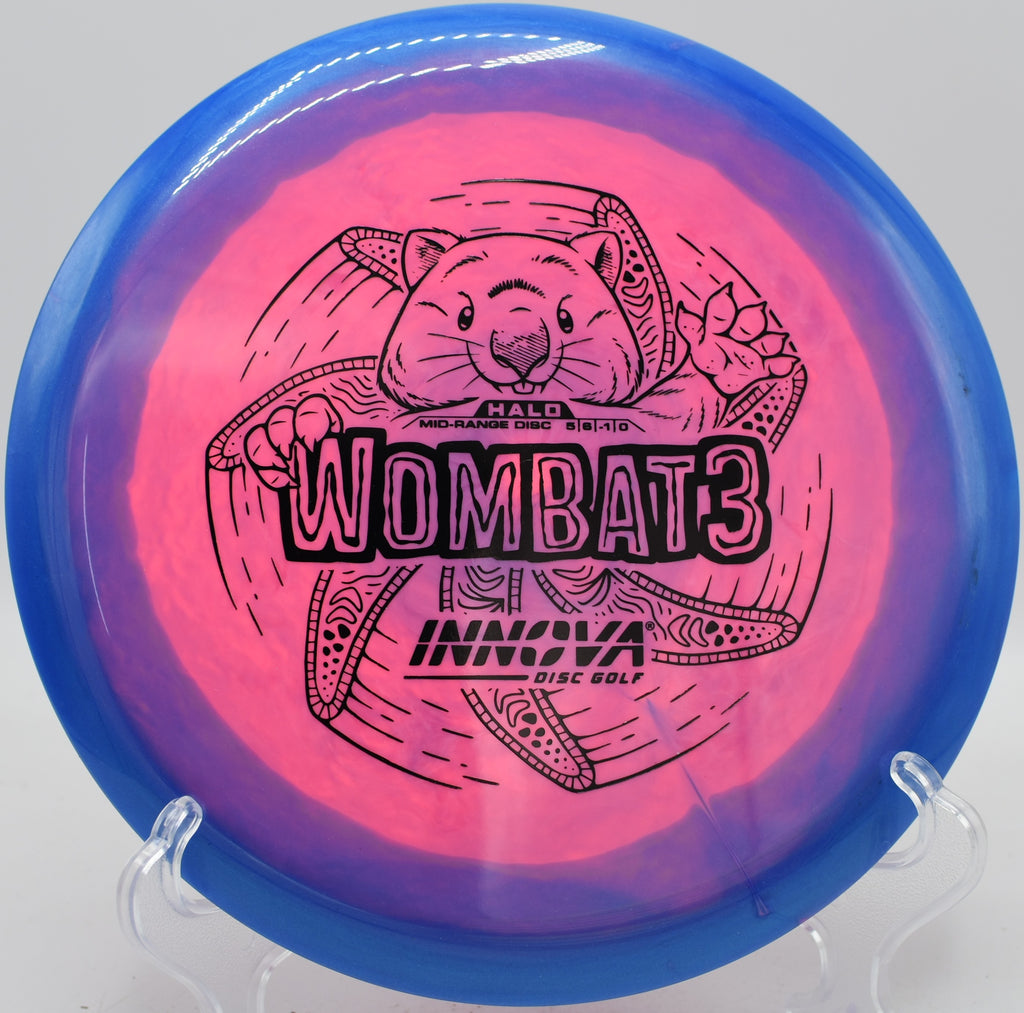 Wombat3 nestling near the pin at Shoaff Park in Fort Wayne, Indiana