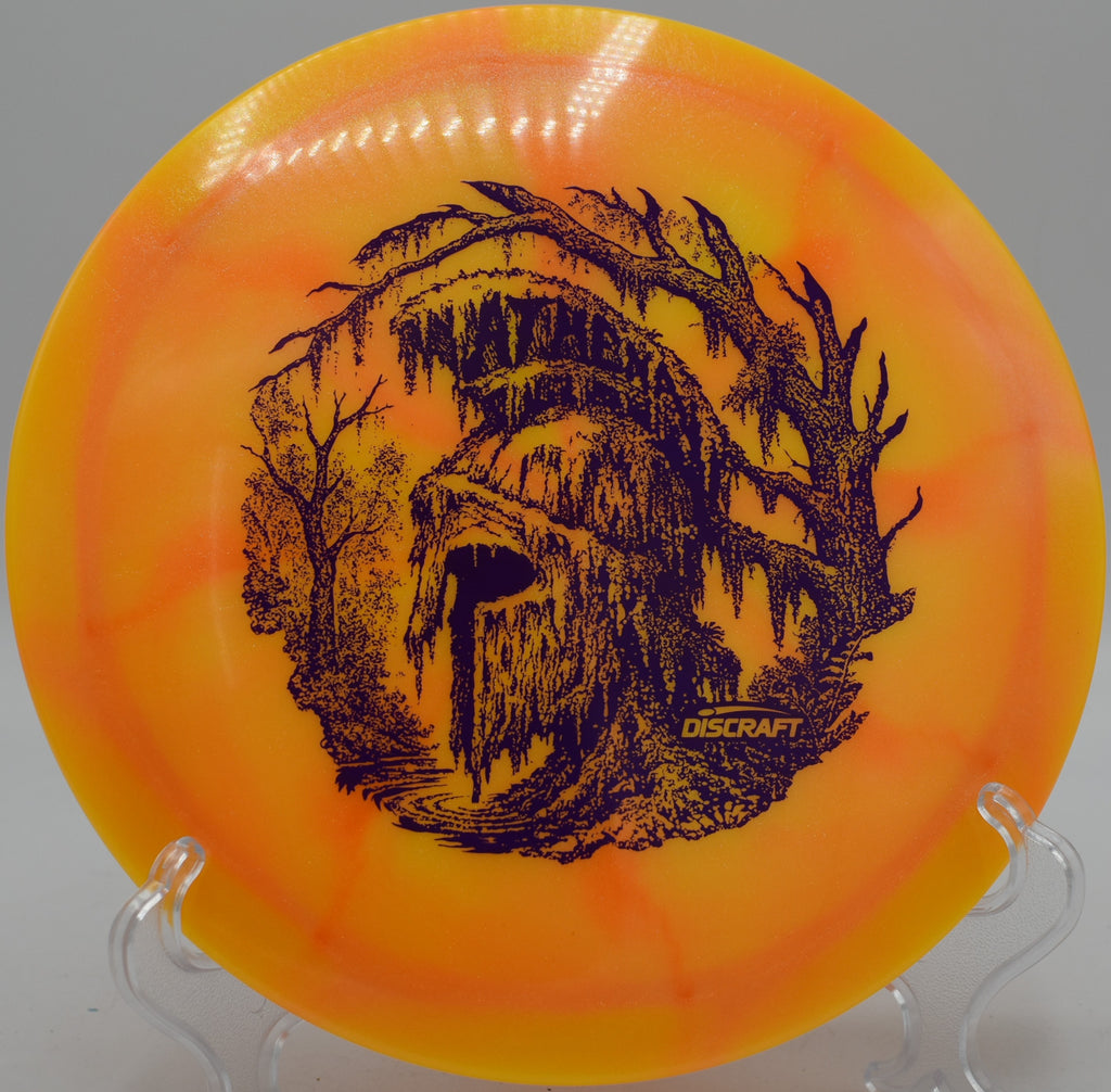 Discraft Z Colorshift Athena shining with iridescent tones at Maple Hill in Leicester, Massachusetts