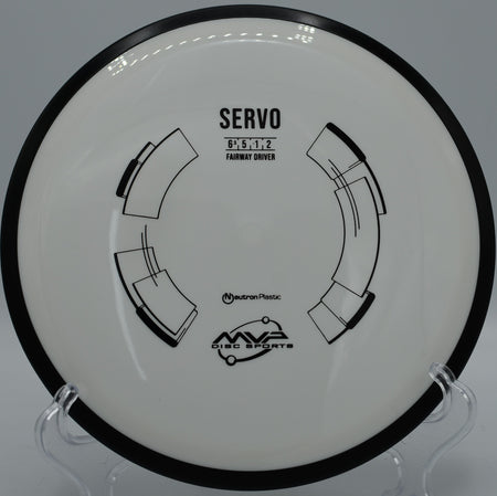 Neutron Servo flying flat with slight fade at Moraine State Park in Portersville, Pennsylvania, perfect for technical fairway lines.