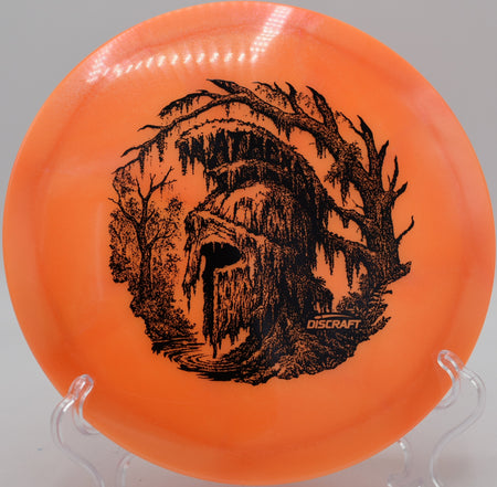 Paul McBeth Z Athena with shimmering plastic at Flip City in Shelby, Michigan